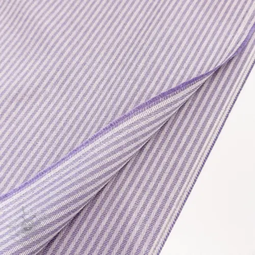 Dekorationstyg DOBBY Colored stripe lavender