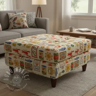 Dekorationstyg Mediterranean Vibe digital print
