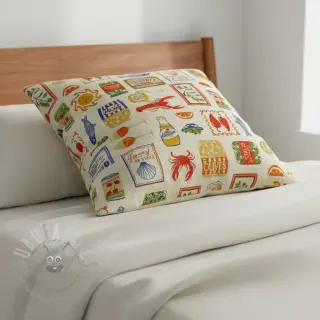 Dekorationstyg Mediterranean Vibe digital print