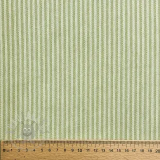 Dekorationstyg DOBBY Colored stripe light green