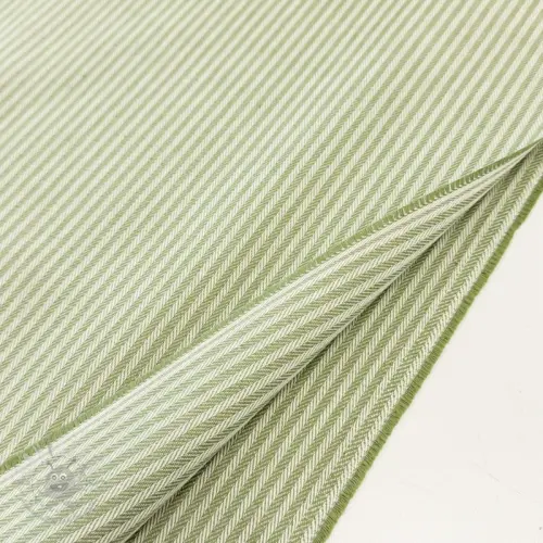 Dekorationstyg DOBBY Colored stripe light green