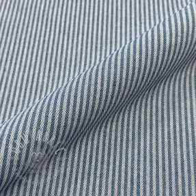 Dekorationstyg DOBBY Colored stripe blue