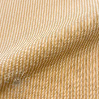 Dekorationstyg DOBBY Colored stripe ochre