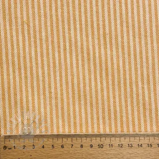 Dekorationstyg DOBBY Colored stripe ochre
