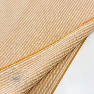 Dekorationstyg DOBBY Colored stripe ochre