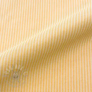Dekorationstyg DOBBY Colored stripe warm yellow