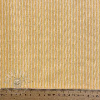 Dekorationstyg DOBBY Colored stripe warm yellow