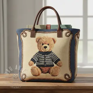 Dekorationstyg GOBELIN PREMIUM Teddy Bear Nautic PANEL