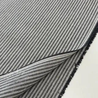 Dekorationstyg DOBBY Colored stripe graphite
