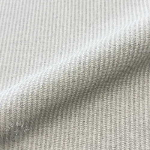 Dekorationstyg DOBBY Colored stripe light grey