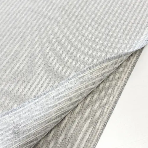 Dekorationstyg DOBBY Colored stripe light grey
