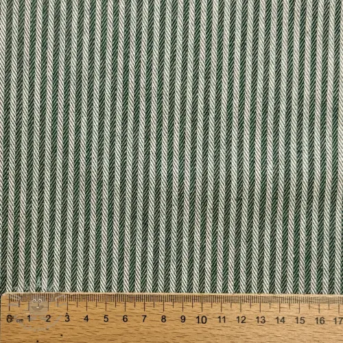 Dekorationstyg DOBBY Colored stripe bottle green