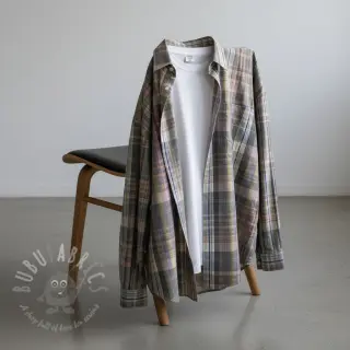 Bomullstyg YARN DYED Check Nina multi