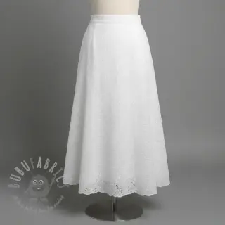 Bomullstyg EMBROIDERY 2 side Camelia
