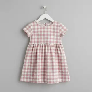 Bavlnená látka FLANNEL BIG Check light pink