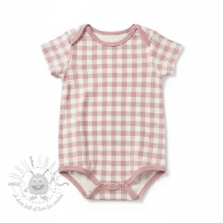 Bomullstyg FLANNEL BIG Check light pink