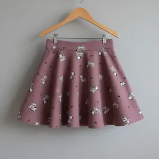 Bavlnená látka FLANNEL Zebras mauve