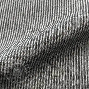 Dekorationstyg DOBBY Colored stripe black