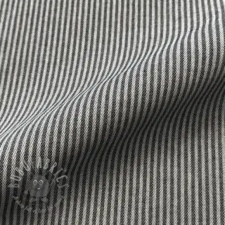 Dekorationstyg DOBBY Colored stripe black
