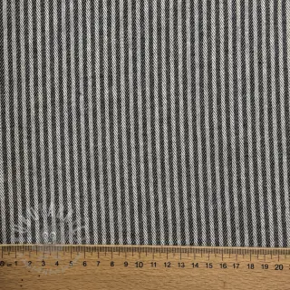 Dekorationstyg DOBBY Colored stripe black
