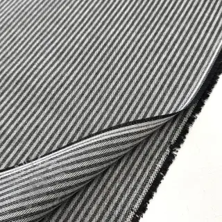 Dekorationstyg DOBBY Colored stripe black