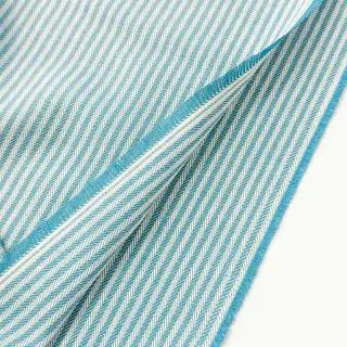 Dekoračná látka DOBBY Colored stripe turquoise