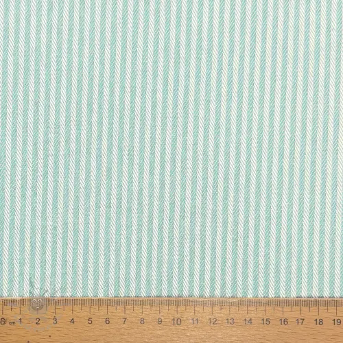Dekorationstyg DOBBY Colored stripe mint