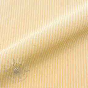 Dekorationstyg DOBBY Colored stripe pastel yellow