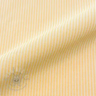 Dekorationstyg DOBBY Colored stripe pastel yellow