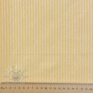 Dekorationstyg DOBBY Colored stripe pastel yellow