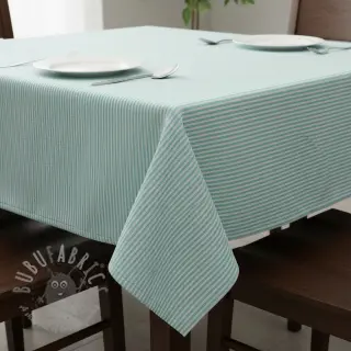 Dekorationstyg DOBBY Colored stripe mint