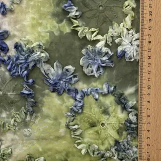 Bomullstyg TIE DYE EMBROIDERY Eva tape design A