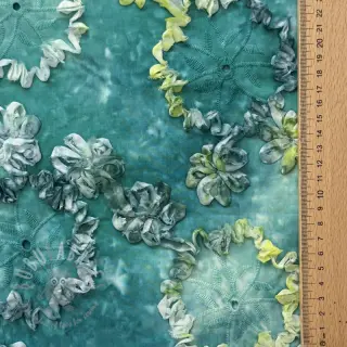 Bomullstyg TIE DYE EMBROIDERY Eva tape design B