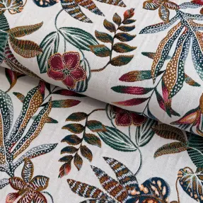 Dekoračná látka jacquard Neroli allover blanc
