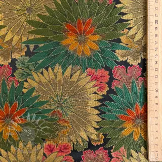 Dekorationstyg jacquard Matcha allover kaki