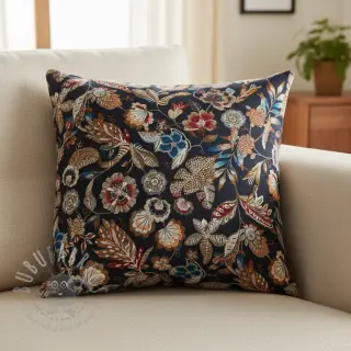 Dekorationstyg jacquard Neroli allover nuit