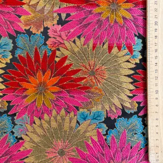 Dekoračná látka jacquard Matcha allover rouge