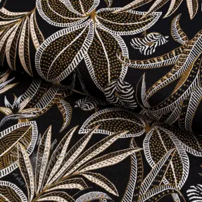 Dekorationstyg jacquard Moranto allover noir