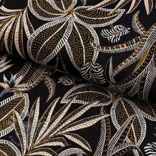 Dekorationstyg jacquard Moranto allover noir