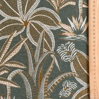 Dekoračná látka jacquard Moranto allover kaki