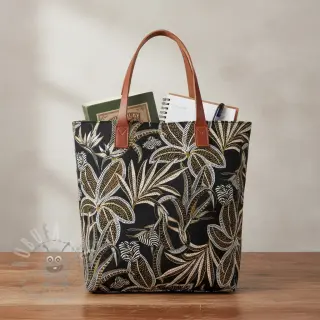 Dekorationstyg jacquard Moranto allover noir