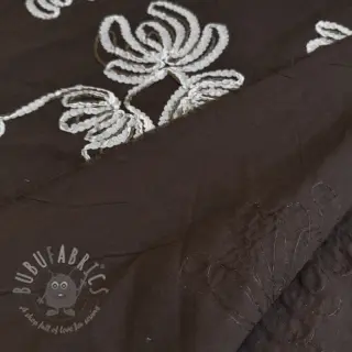 Bomullstyg EMBROIDERY Loom En Light brown