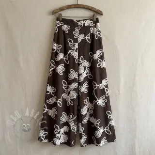 Bomullstyg EMBROIDERY Loom En Light brown