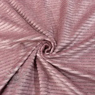 Sammet VELVET LUREX Stripe pink