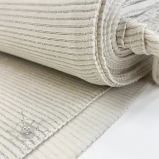 Sammet VELVET LUREX Stripe off white