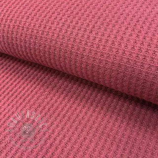 Tröjtrikå WAFFLE BIG KNIT dark salmon