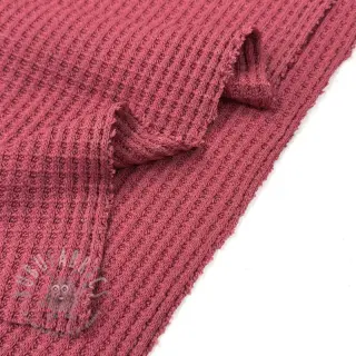 Tröjtrikå WAFFLE BIG KNIT dark salmon