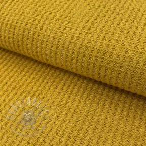 Tröjtrikå WAFFLE BIG KNIT ochre