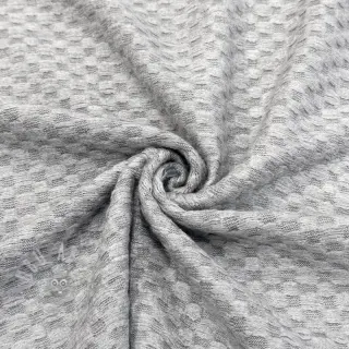 Stickat tyg Angora honey light grey