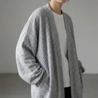 Pletenina Angora honey light grey